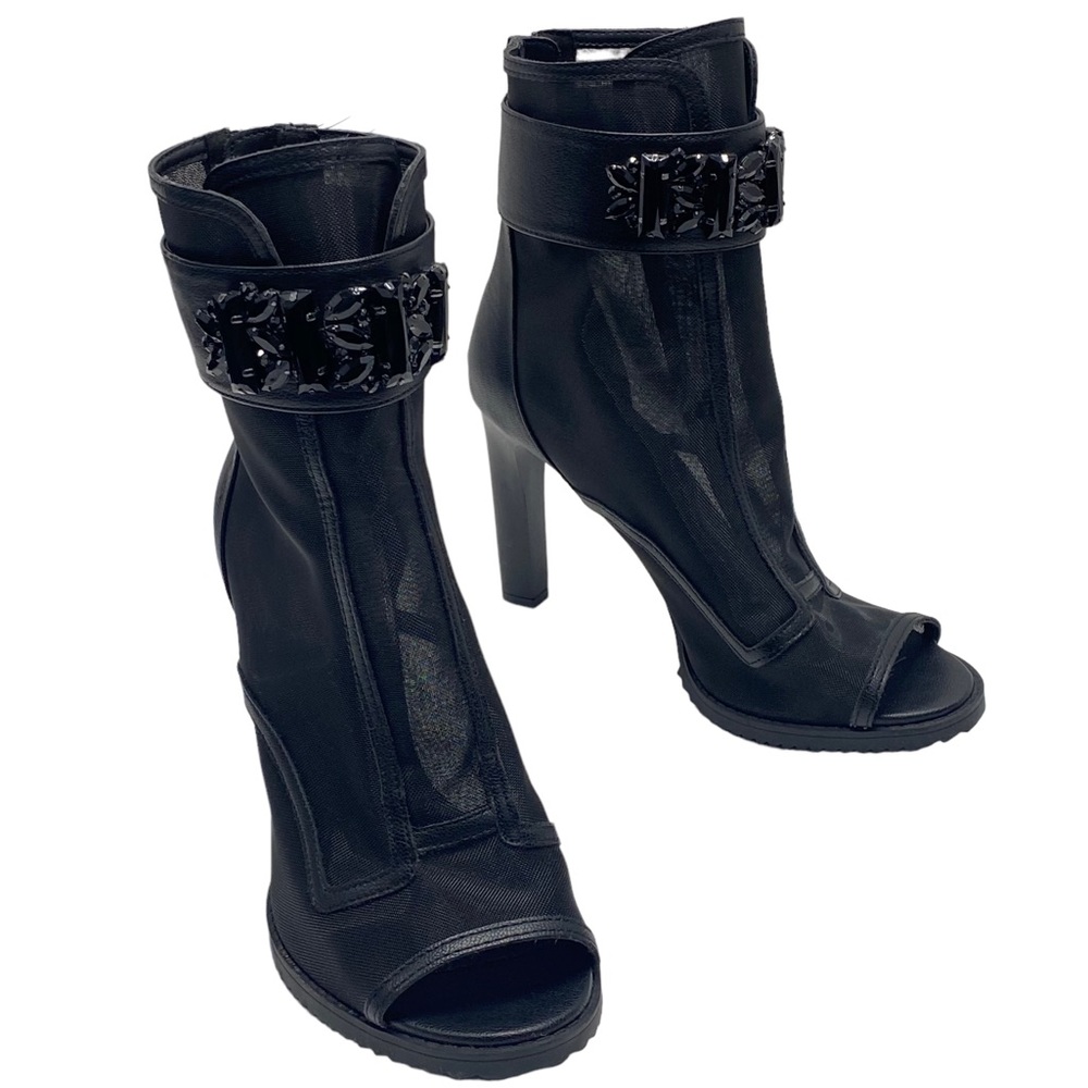 Karl Lagerfeld Black Heeled Boots
